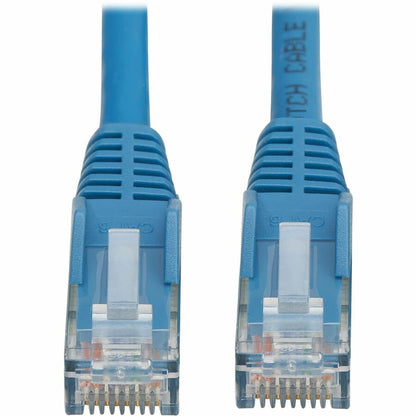 Tripp Lite by Eaton Cat6 Gigabit Snagless Molded UTP Ethernet Cable (RJ45 M/M), PoE, LSZH, Blue,3.5m N201L-3P5M-BL