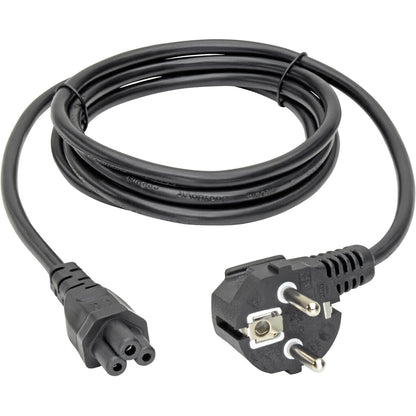 Tripp Lite 6ft 2-Prong Computer Power Cord European Cable C5 to SCHUKO CEE 7/7 Plug 2.5A 6' P058-006