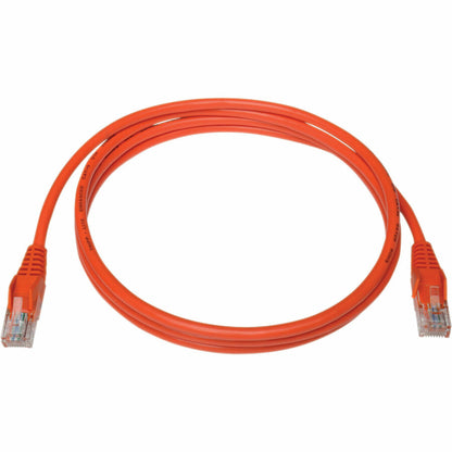 Tripp Lite by Eaton Cat5e 350 MHz Snagless Molded UTP Patch Cable (RJ45 M/M), Orange, 6 ft. N001-006-OR