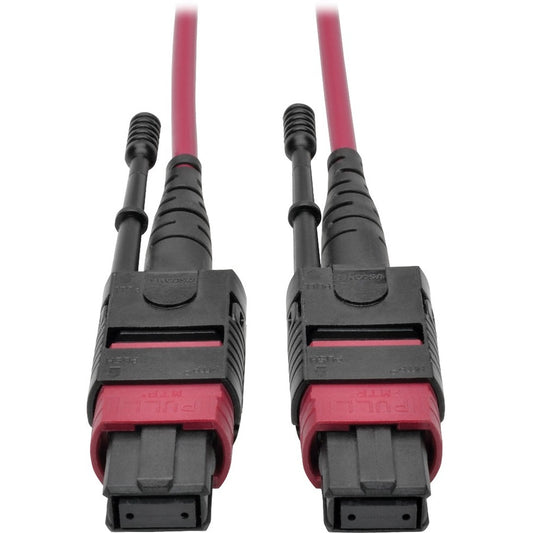 Tripp Lite by Eaton N845-02M-12-MG MTP/MPO Multimode Patch Cable, Magenta, 2 m N845-02M-12-MG