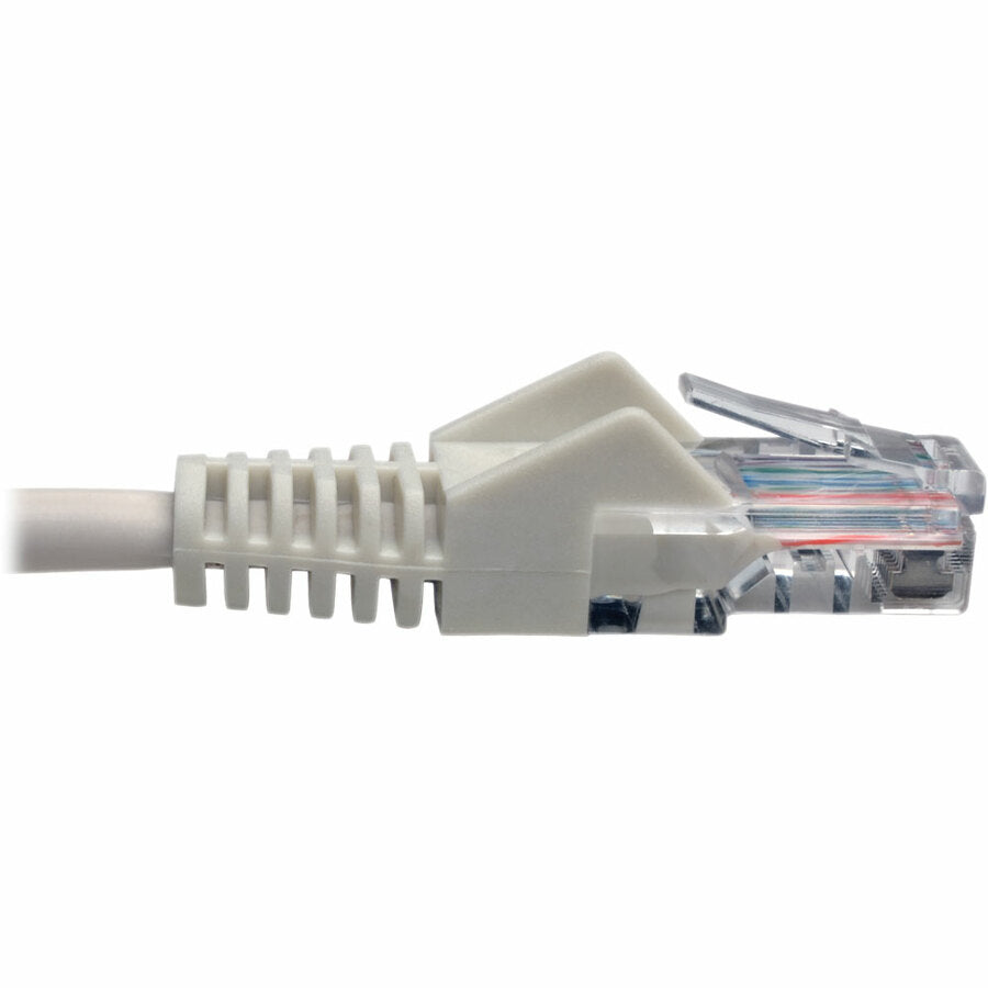 Tripp Lite by Eaton Cat5e 350 MHz Snagless Molded UTP Patch Cable (RJ45 M/M), White, 15 ft. N001-015-WH