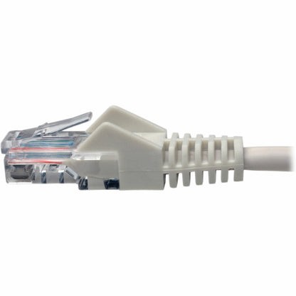 Tripp Lite by Eaton Cat5e 350 MHz Snagless Molded UTP Patch Cable (RJ45 M/M), White, 15 ft. N001-015-WH