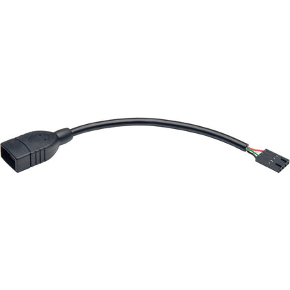 Tripp Lite by Eaton 6" USB 2.0 A Female to USB Motherboard 4-PIN IDC Header Cable U024-06N-IDC