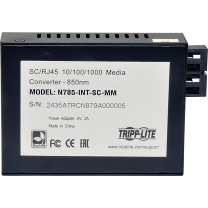 Tripp Lite by Eaton N785-INT-SC-MM Transceivers/Media Converter N785-INT-SC-MM