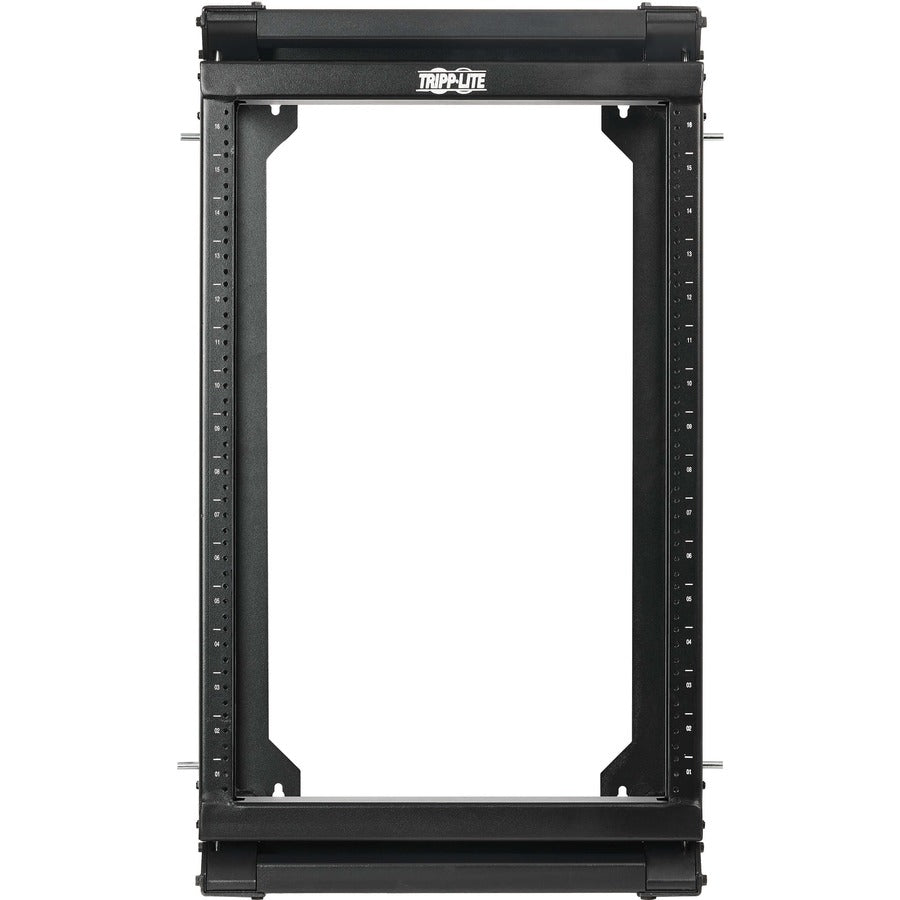 Tripp Lite by Eaton SmartRack 16U Wall-Mount 2-Post Open Frame Rack, Hinged Front, Heavy Duty SRWO16US