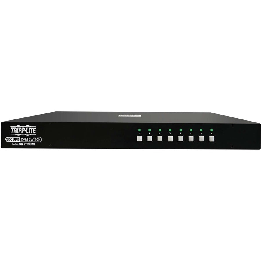 Tripp Lite by Eaton B002-DV1AC8-N4 8-Port NIAP PP4.0-Certified DVI KVM Switch B002-DV1AC8-N4