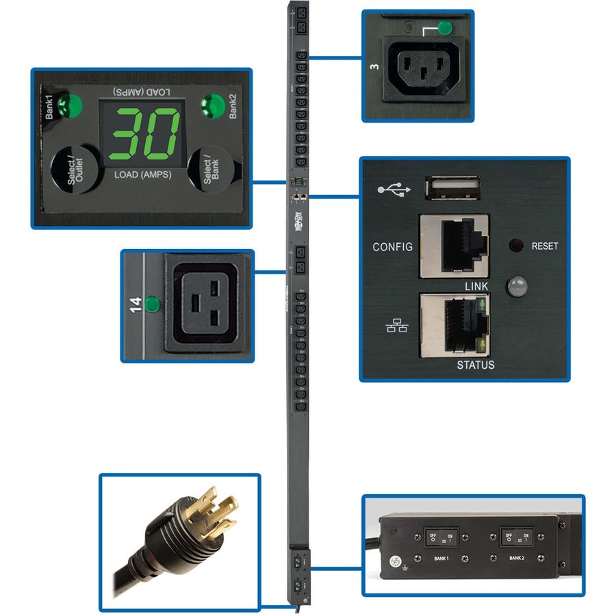 Tripp Lite by Eaton PDUNVR30HVLX 24-Outlets PDU PDUNVR30HVLX