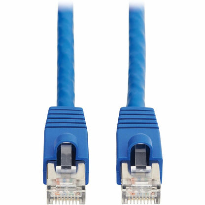 Tripp Lite by Eaton Cat8 40G Snagless SSTP Ethernet Cable (RJ45 M/M), PoE, Blue, 15 ft. (4.6 m) N272-F15-BL