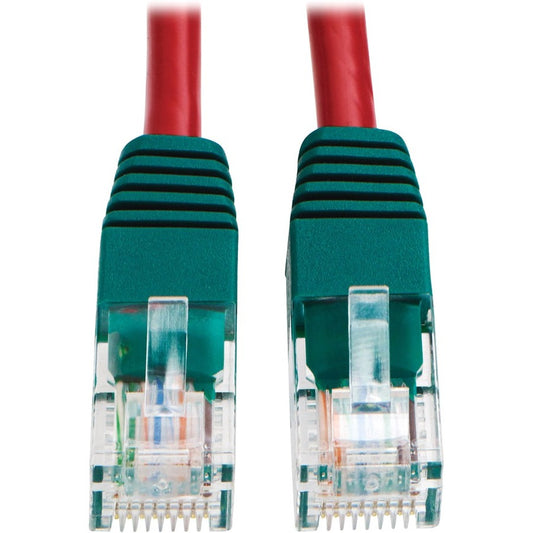 Tripp Lite by Eaton Cat5e 350MHz Molded Cross-over Patch Cable (RJ45 M/M) - Red, 10-ft. N010-010-RD