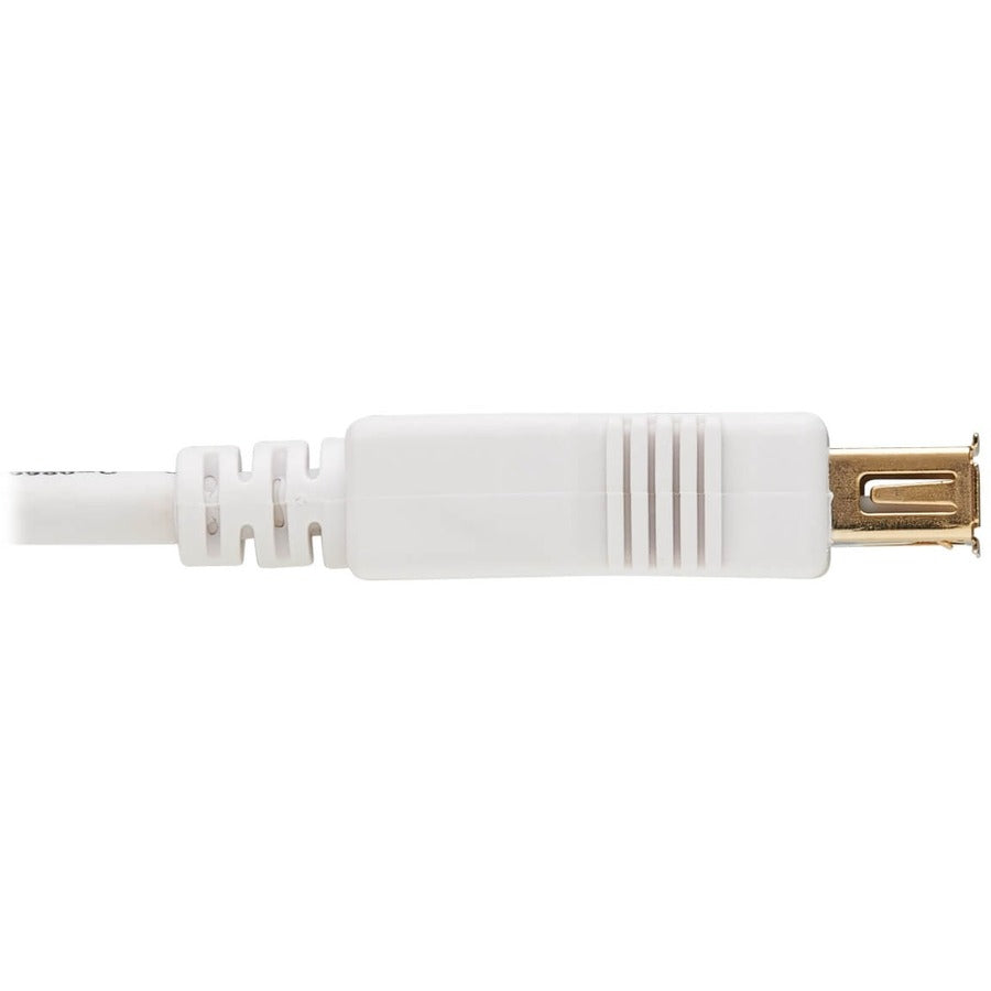 Tripp Lite Safe-IT USB-A Antibacterial Extension Cable (M/F), USB 2.0, White, 3 ft. U024AB-003-WH