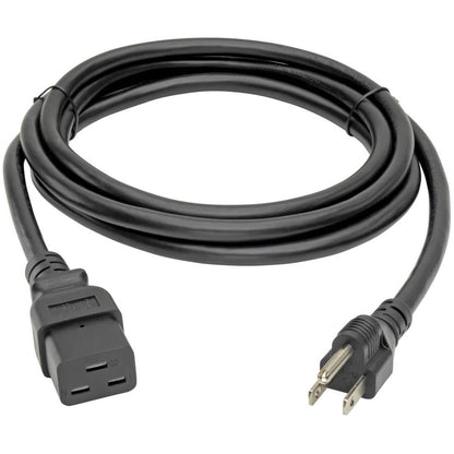 Tripp Lite 8ft Power Cord Adapter Cable 5-15P to C19 Heavy Duty 15A 14AWG 8' P034-008