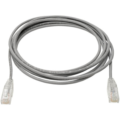 Tripp Lite by Eaton Cat6 UTP Patch Cable (RJ45) - M/M, Gigabit, Snagless, Molded, Slim, Gray, 10 ft. N201-S10-GY