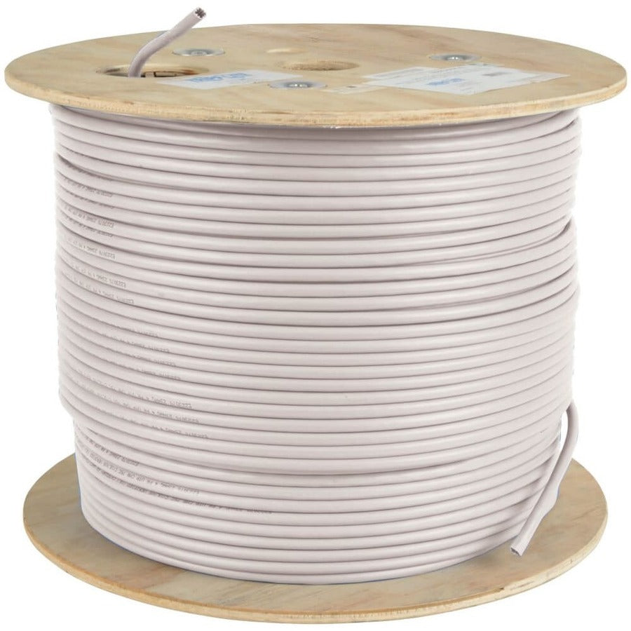 Tripp Lite by Eaton Cat5e 350 MHz Bulk Solid-Core PVC Cable, White, 1000 ft N022-01K-WH