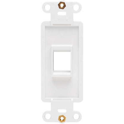 Tripp Lite by Eaton Center Plate Insert, Decora Style - Vertical, 1 Port N042D-001V-WH