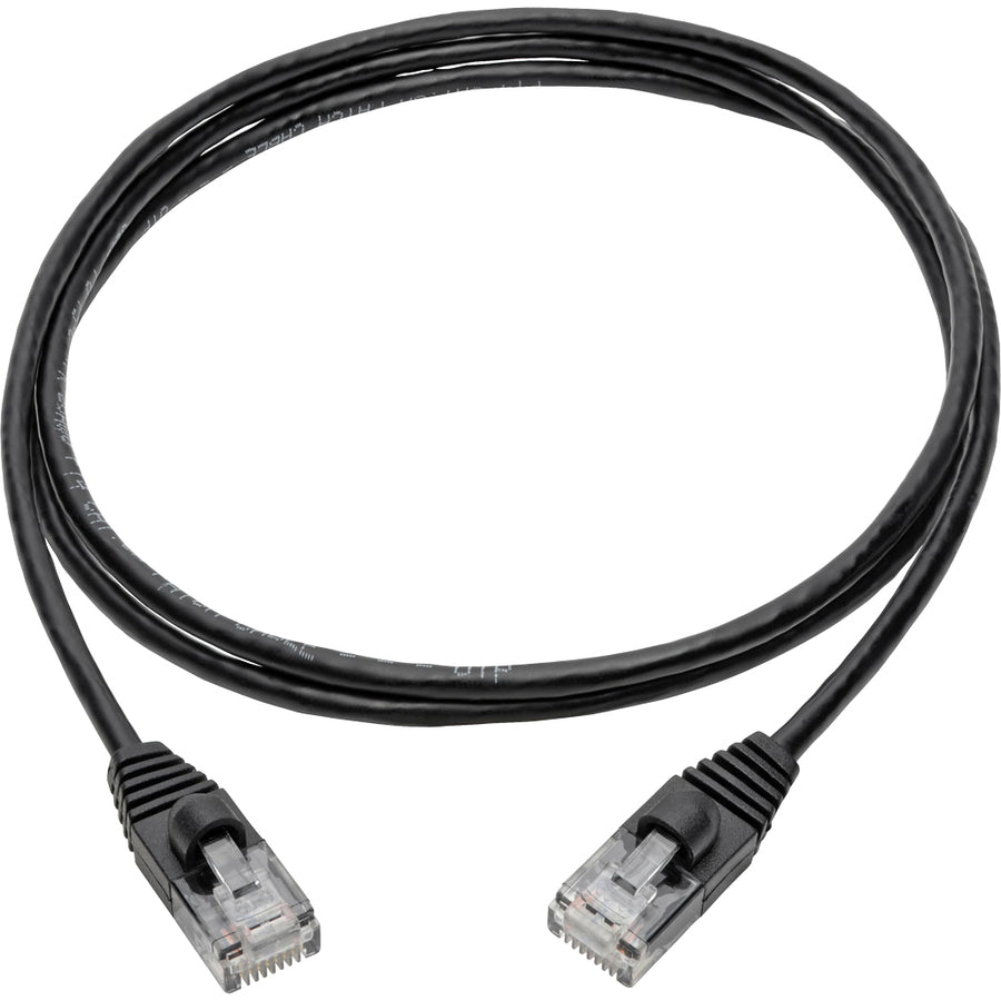 Tripp Lite by Eaton Gigabit N261-S04-BK Cat.6a UTP Patch Network Cable N261-S04-BK