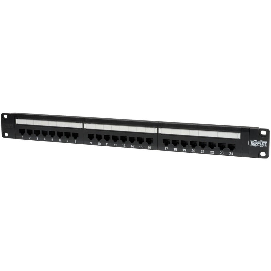 Tripp Lite 24-Port Cat5e Cat5 Rackmount Patch Panel 568B 110 Punch 1URM N052-024