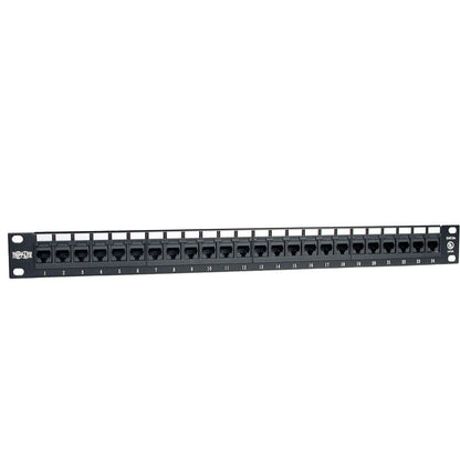 Tripp Lite 24-Port Cat5e Cat5 Rackmount Patch Panel 568B 110 Punch 1URM N052-024