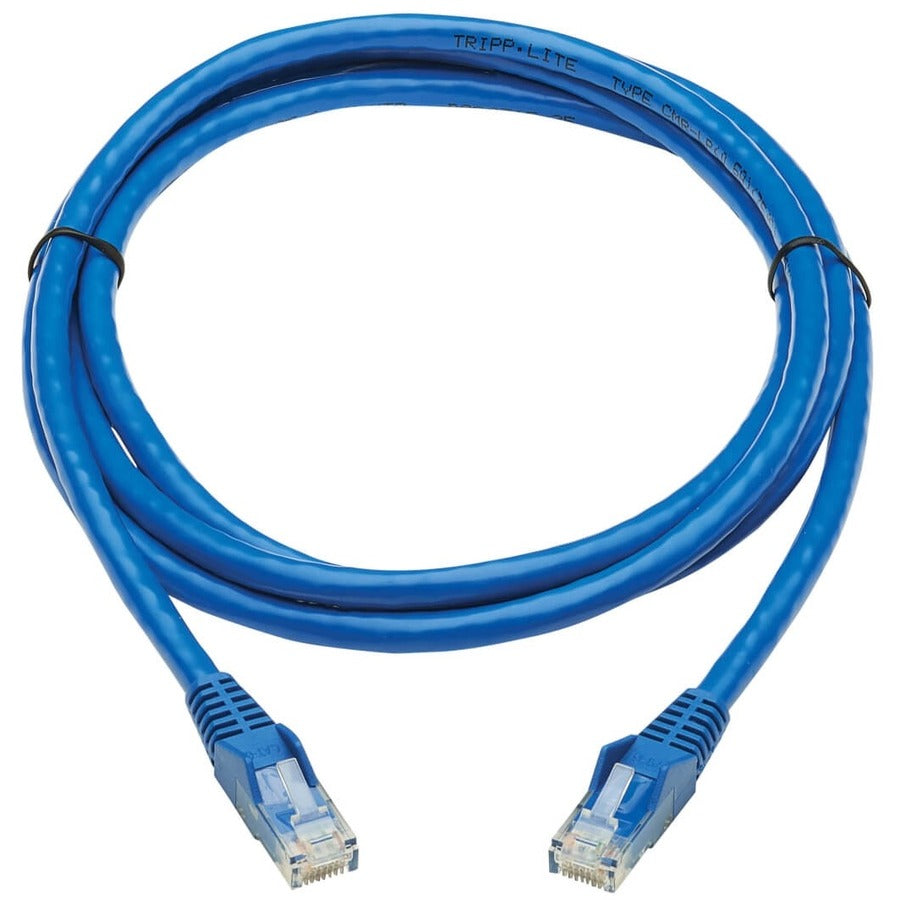 Tripp Lite by Eaton Cat6 UTP Patch Cable (RJ45) - M/M, PoE, Gigabit, Snagless, CMR-LP, Blue, 6 ft. N201P-006-BL