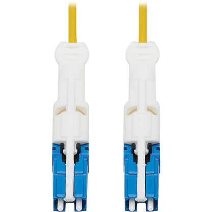 Tripp Lite by Eaton N381C-05M 400Gb Duplex Singlemode 9/125 OS2 Fiber Optic Cable, Yellow, 5 m N381C-05M