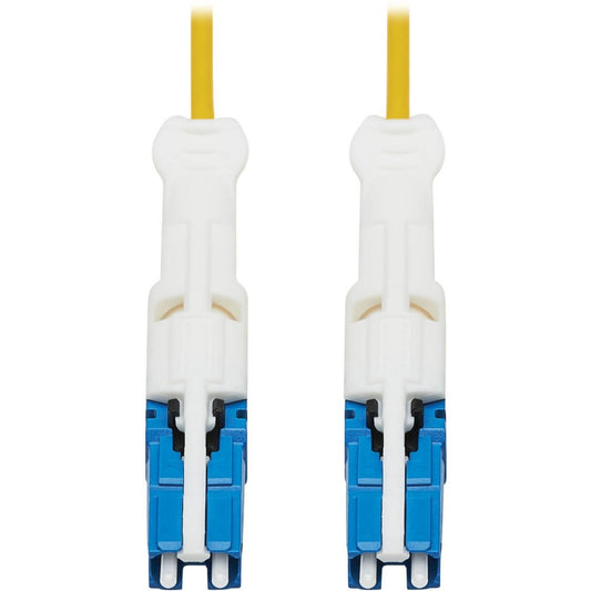 Tripp Lite by Eaton N381C-05M 400Gb Duplex Singlemode 9/125 OS2 Fiber Optic Cable, Yellow, 5 m N381C-05M