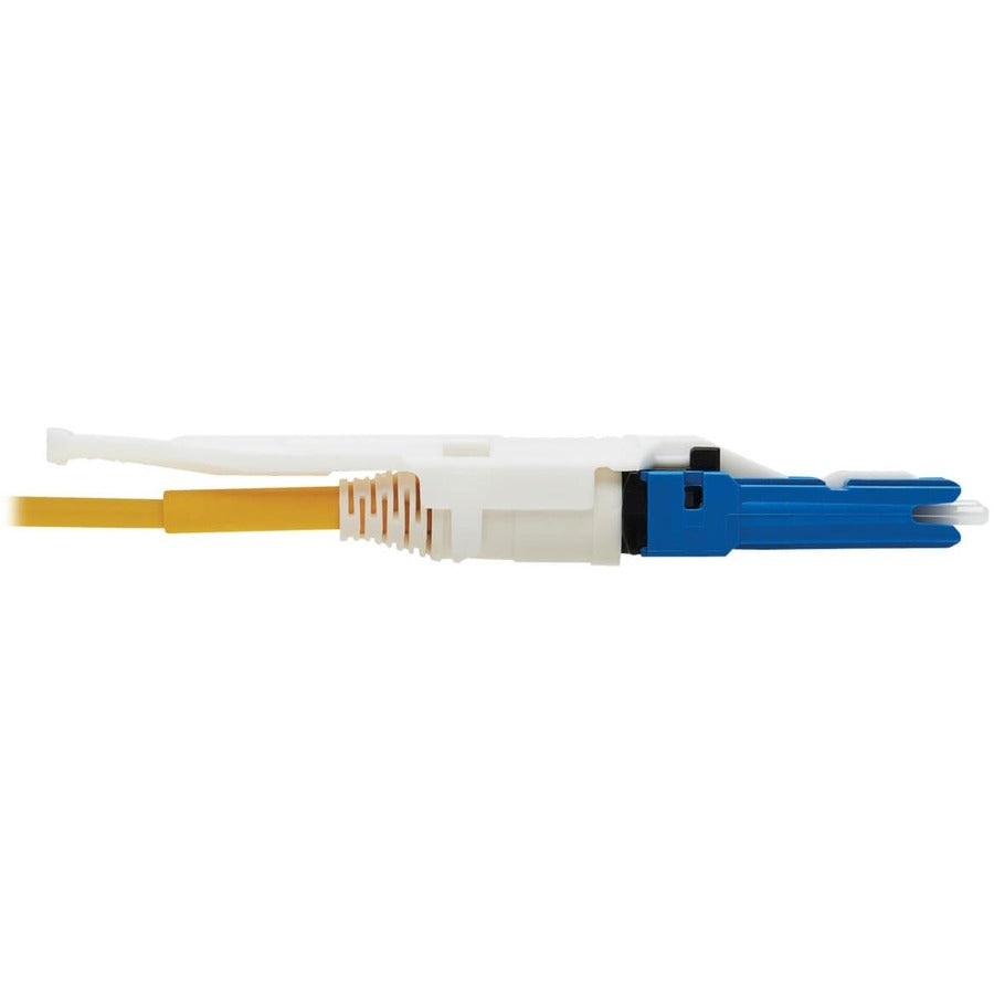 Tripp Lite by Eaton N381C-05M 400Gb Duplex Singlemode 9/125 OS2 Fiber Optic Cable, Yellow, 5 m N381C-05M