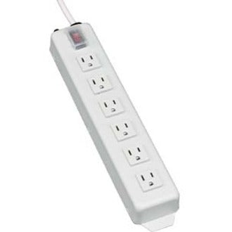 Tripp Lite Power Strip 120V 5-15R 6 Outlet Metal 15' Cord 5-15P - NEMA 5-15P - 6 NEMA 5-15R - 15ft TLM615NC