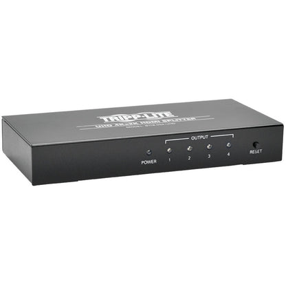 Tripp Lite by Eaton 4-Port 4K HDMI Splitter for Ultra-HD (4Kx2K) Video and Audio - 3840x2160 B118-004-UHD