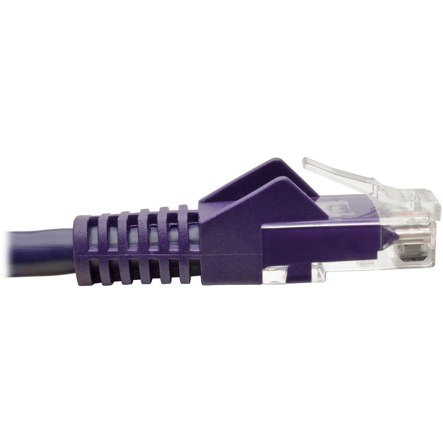 Tripp Lite by Eaton Cat6 Gigabit Snagless Molded UTP Patch Cable (RJ45 M/M), Purple, 20 ft N201-020-PU