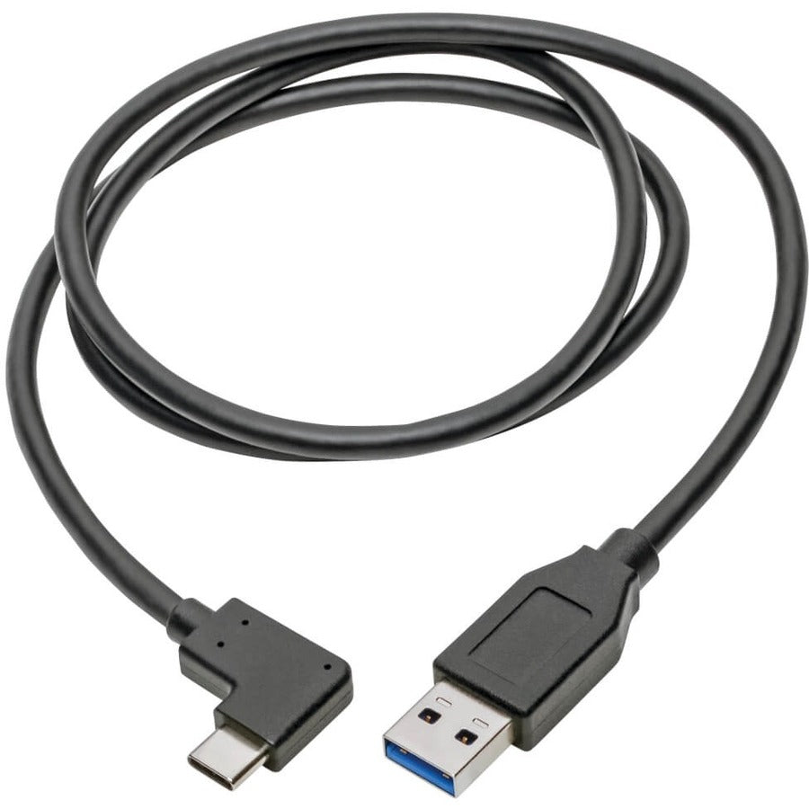 Tripp Lite by Eaton U428-003-CRA Right-Angle USB-C to USB-A Cable, M/M, 3 ft. U428-003-CRA