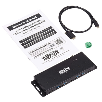 Tripp Lite by Eaton U460-4A3C-IND 7-Port Industrial-Grade USB 3.1 Gen 2 Hub U460-4A3C-IND