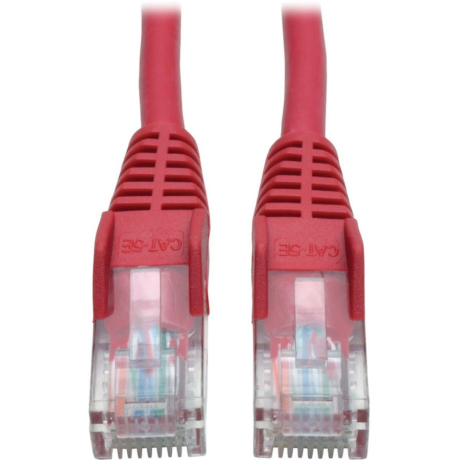 Tripp Lite by Eaton Cat5e 350 MHz Snagless Molded UTP Patch Cable (RJ45 M/M), Red, 6 ft. N001-006-RD