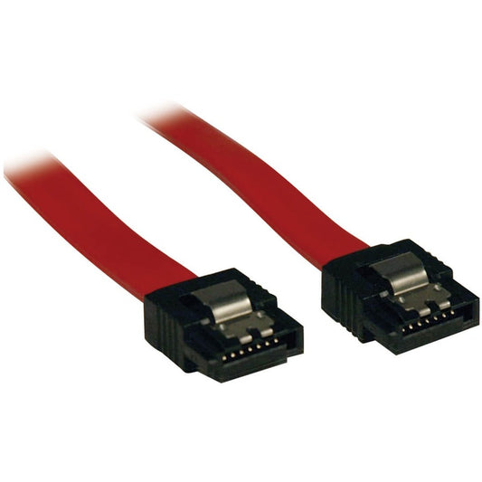 Tripp Lite by Eaton Serial ATA (SATA) Latching Signal Cable (7Pin/7Pin) 12-in. P940-12I