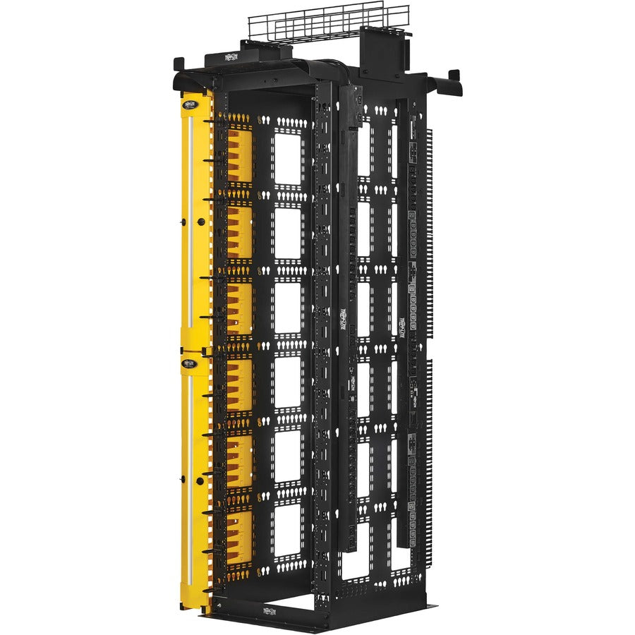 Tripp Lite by Eaton SmartRack 45U Heavy-Duty 2-Post Open Frame Rack, 24-Inch Deep SR2POSTDP24HD