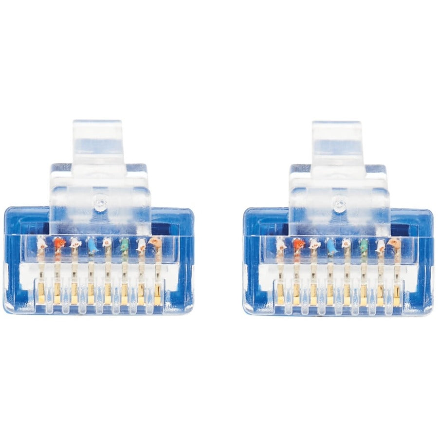 Tripp Lite by Eaton Cat6a 10G Certified Molded Ultra-Slim UTP Ethernet Cable (RJ45 M/M), Blue, 6 in. N261-UR6N-BL