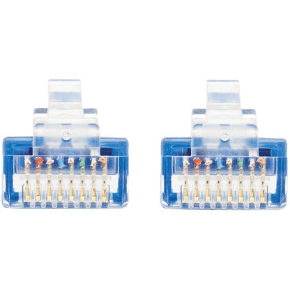 Tripp Lite by Eaton Cat6a 10G Certified Molded Ultra-Slim UTP Ethernet Cable (RJ45 M/M), Blue, 6 in. N261-UR6N-BL