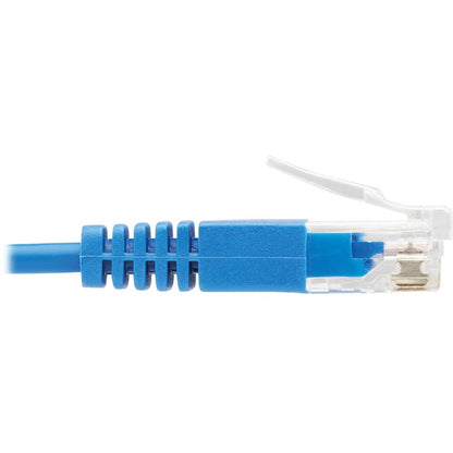 Tripp Lite by Eaton Cat6a 10G Certified Molded Ultra-Slim UTP Ethernet Cable (RJ45 M/M), Blue, 6 in. N261-UR6N-BL