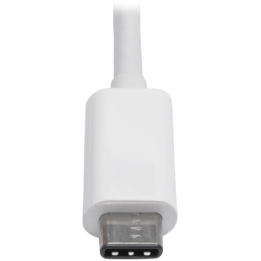 Tripp Lite by Eaton U444-06N-DP8W USB-C to DisplayPort Adapter Cable, M/F, White, 6 in. U444-06N-DP8W