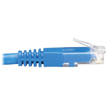 Tripp Lite by Eaton N204-015-BL-LA Left-Angle Cat6 Ethernet Cable - 15 ft., M/M, Blue N204-015-BL-LA