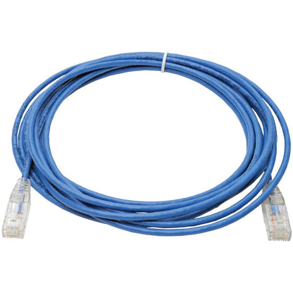 Tripp Lite by Eaton Cat6 UTP Patch Cable (RJ45) - M/M, Gigabit, Snagless, Molded, Slim, Blue, 15 ft. N201-S15-BL