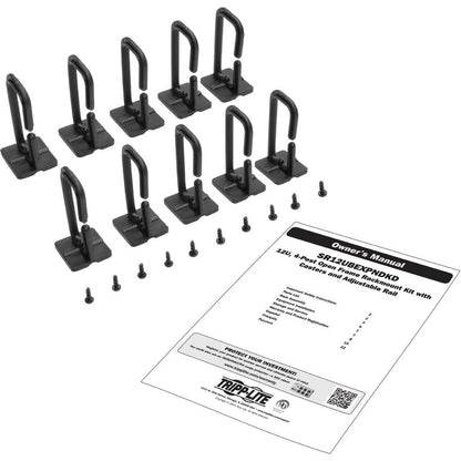 Tripp Lite by Eaton SmartRack 12U 4-Post Open Frame Rack SR12UBEXPNDKD