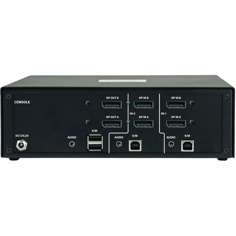 Tripp Lite by Eaton B002A-DP2A2 2-Port NIAP PP3.0-Certified DisplayPort KVM Switch B002A-DP2A2