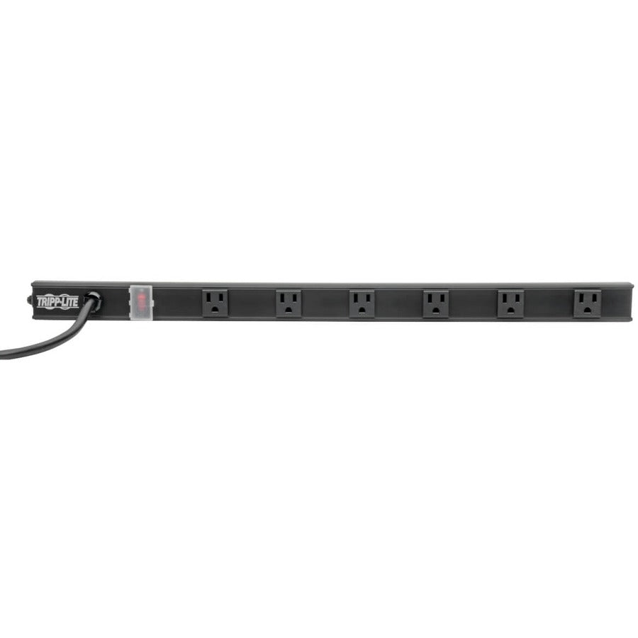 Tripp Lite by Eaton PS2406RA08B 6-Outlet Power Strip PS2406RA08B