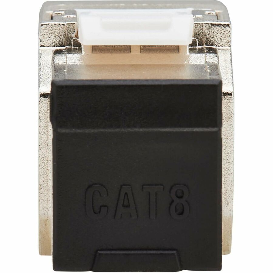 Tripp Lite by Eaton Cat8 STP Shielded Tool-Free Keystone Jack, 568A/568B, TAA N238-SHC8-TF-1