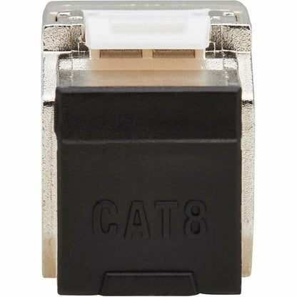 Tripp Lite by Eaton Cat8 STP Shielded Tool-Free Keystone Jack, 568A/568B, TAA N238-SHC8-TF-1