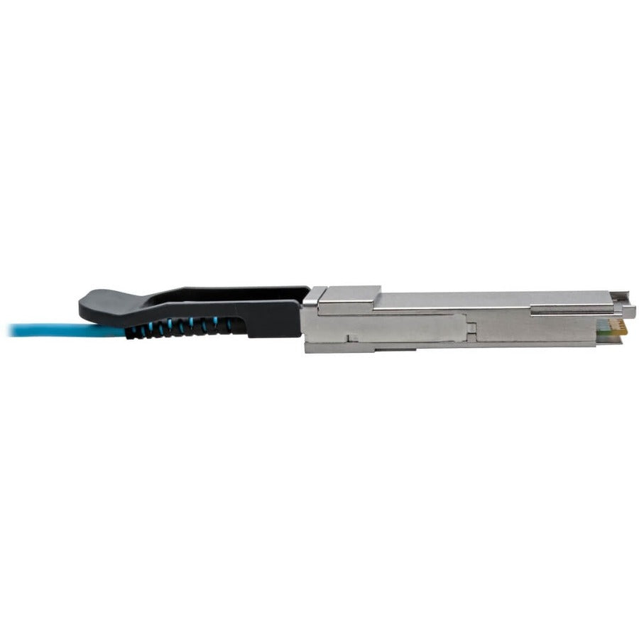 Tripp Lite by Eaton QSFP+ to QSFP+ Active Optical Cable - 40Gb, AOC, M/M, Aqua, 15 m (49.2 ft.) N28F-15M-AQ