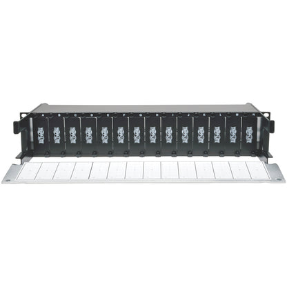 Tripp Lite High Density Rackmount Fiber Enclosure Panel 14 Cassette 2URM N482-02U