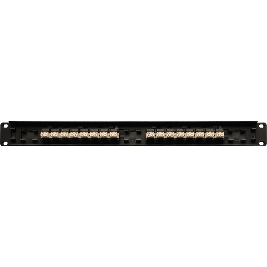 Tripp Lite 16-Port Fiber Patch Panel 62.5/125 or 50/125 LC/LC 1URM N490-016-LCLC