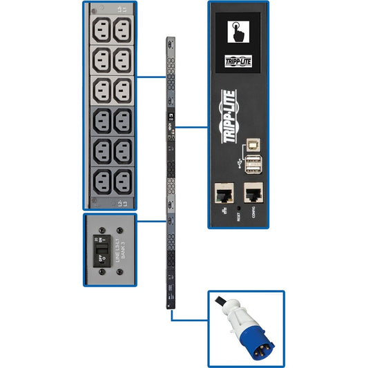 Tripp Lite by Eaton PDU3EVN6G60C 36-Outlet PDU PDU3EVN6G60C