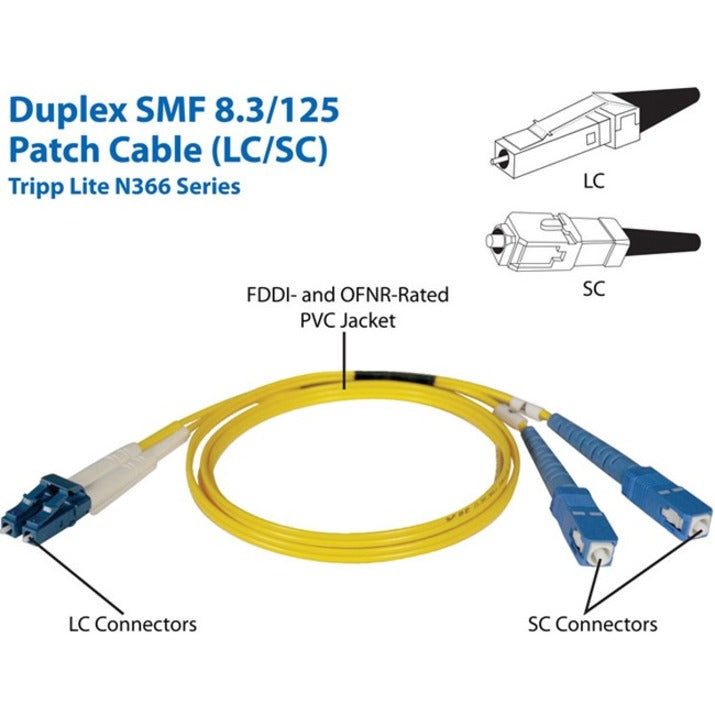 Tripp Lite Singlemode Duplex Patch Cable N366-05M