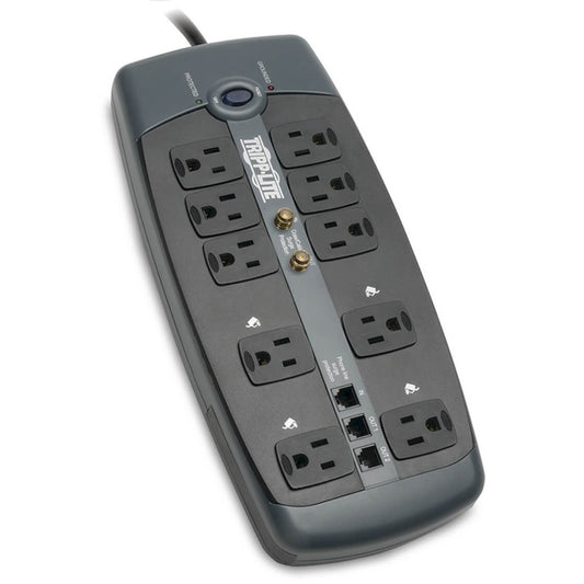 Tripp Lite TLP1008TELTV 10 Outlets Surge Suppressor TLP1008TELTV